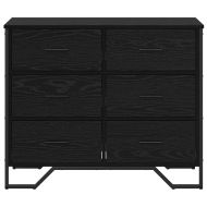 Чекмедже Друг Черен дъб 91 x 35.5 x 74.5 см Инженерно дърво