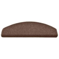 Изтривалки за стълби, 30 бр., 65x24x4 см, кафяви, полукръгли, големи