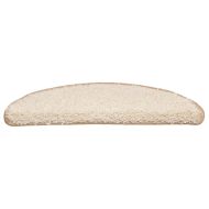 Изтривалки за стълби, 30 бр., 56x17x3 см, кремави, полукръгли