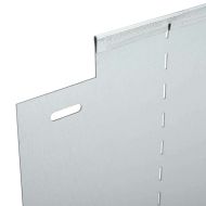 Ограничители за тревни площи 30 pcs Сребрист 100 x 25 cm