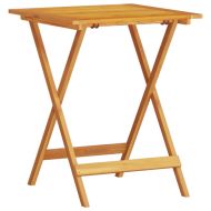 Сгъваем комплект мебели за бистро 3 pcs Кафяво