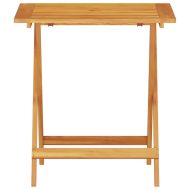 Сгъваем комплект мебели за бистро 3 pcs Кафяво