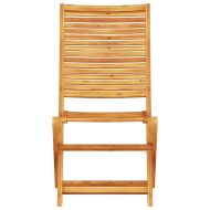 Сгъваем комплект мебели за бистро 3 pcs Кафяво