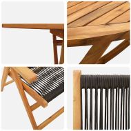 Комплект за хранене в градината 7 pcs Черно