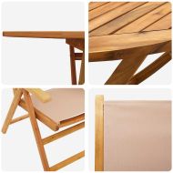 Комплект за хранене в градината 5 pcs Таупе