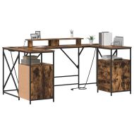 Бюро с чекмедже Димян дъб 182 x 101 x 87,5 см Инженерно дърво