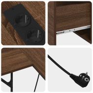 Бюро с чекмедже Кафяв дъб 182 x 101 x 87,5 см Инженерно дърво