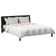 Комплект завивки с възглавница 3 pcs Бяло Пухени пера