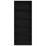 Гардероб Черен дъб 80 x 50 x 200 см Инженерно дърво