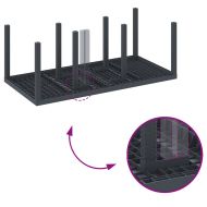 Комплект за хранене в градината 9 pcs Антрацит Ратан Polt