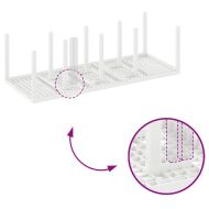 Комплект за хранене в градината 11 pcs Бяло Ратан Polt