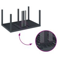 Комплект за хранене в градината 5 pcs Антрацит Ратан Polt