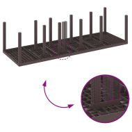 Комплект за хранене в градината 11 pcs Кафяво и светло сиво