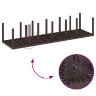 Комплект за хранене в градината 13 pcs Кафяво Ратан Polt