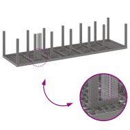 Комплект за хранене в градината 13 pcs Светлосиво Ратан Polt