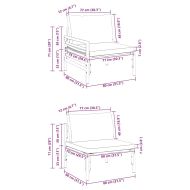 Градински Софа Комплект Антрацит Стомана