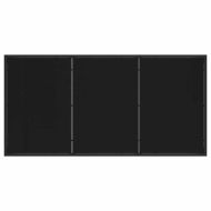 Комплект за хранене в градината 5 pcs Черно PVC ратан