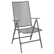 Комплект за хранене в градината 3 pcs Антрацит Стомана