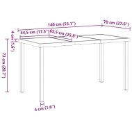 Комплект за хранене в градината 5 pcs Тъмносив Стомана