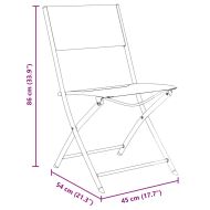 Комплект за хранене в градината 7 pcs Черно Текстилен и стомана