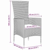 Комплект за хранене в градината 7 pcs Бежово полиратан