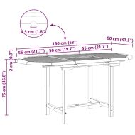 Комплект за хранене в градината 7 pcs Кафяво