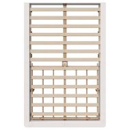 Рамка за легло Бяло 140 x 200 cm Солидно борово дърво