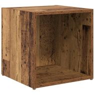 Комплект ТВ шкаф 6 pcs Старо дърво Инженерно дърво