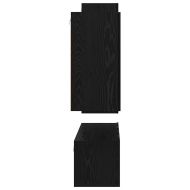 Комплект ТВ шкаф 4 pcs Черния дъб Инженерно дърво