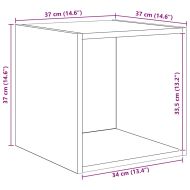 Комплект ТВ шкаф 4 pcs Старо дърво Инженерно дърво