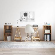 Комплект ТВ шкаф 2 pcs Старо дърво 37 x 35 x 72 см