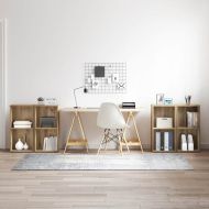 Комплект ТВ шкаф 4 pcs Дъб 37 x 37 x 72 см Инженерно дърво