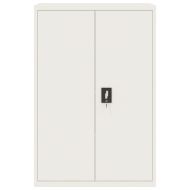 Шкаф за папки бял 90x40x140 см стомана