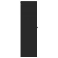 Шкаф за папки черен 90x40x140 см стомана