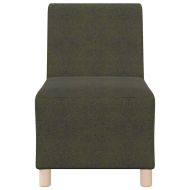 Модулен диван без ръкави 2 pcs Зелен 55 x 74 x 82 см