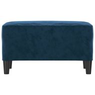 Пейка, синя, 70x35x41 см, кадифе