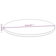 Плот за маса Ø50x1,5 см бамбук