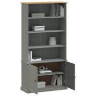 Етажерка за книги VIGO сива 85x35x170 см бор масив