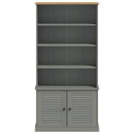 Етажерка за книги VIGO сива 85x35x170 см бор масив