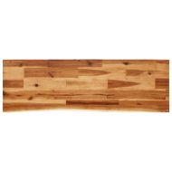 Конзолна маса с жив ръб 110x35x80 см масивна акация