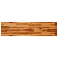 Трапезна маса с жив ръб 140x40x80 см масивна акация