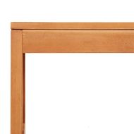 Градинска пейка, 110 см, масивно дърво евкалипт