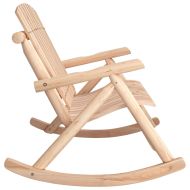 2-местна градинска пейка люлка 123x96x102 см масивен смърч