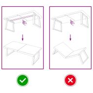 Плот за маса светлокафяв 120x50x(2-4) см обработен масивен дъб