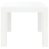 Градинска маса, бяла, 59x47x40 см, PP