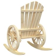 Люлеещ се стол "Адирондак", чам масив