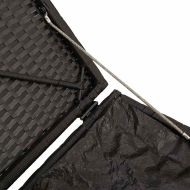 Кутия за възглавници Черно 50 x 50 x 50 cm полиратан