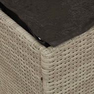 Кутия за възглавници Светлосиво 50 x 50 x 50 cm полиратан