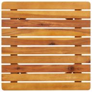 Комплект за хранене на открито Кафяво Солидно акациево дърво