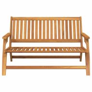 Комплект за хранене на открито Кафяво Солидно акациево дърво